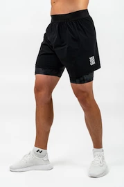 Heren short Nebbia  Compression 2in1 shorts black