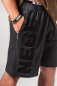 Heren short Nebbia  Washed-off Gym Sweatshorts NO BS Black