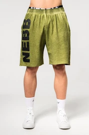 Heren short Nebbia Washed-off Gym Sweatshorts NO BS Light Green