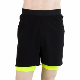 Heren short Sensor  Trail Black/Yellow