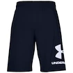 Heren short Under Armour  COTTON BIG LOGO SHORTS blue