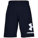 Heren short Under Armour  COTTON BIG LOGO SHORTS blue