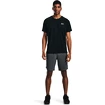 Heren short Under Armour  Launch SW 9'' Short gray Pitch Gray