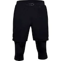 Heren short Under Armour  Run Anywhere 2N1 Long STS black S