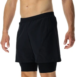 Heren short UYN  RUNNING EXCELERATION OW PERFORMANCE 2IN1 SHORT Black