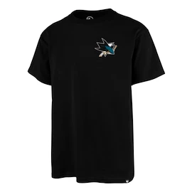 Heren T-shirt 47 Brand NHL San Jose Sharks Backer '47 ECHO Tee