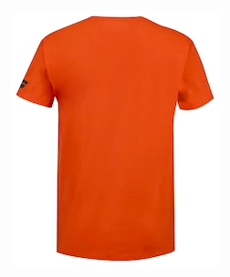 Heren T-shirt Babolat  Exercise Babolat Tee Men Fiesta Red M