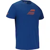 Heren T-shirt Babolat  Exercise Big Flag Tee Men Dark Blue