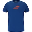 Heren T-shirt Babolat  Exercise Big Flag Tee Men Dark Blue