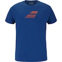 Heren T-shirt Babolat  Exercise Big Flag Tee Men Dark Blue S