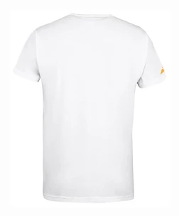 Heren T-shirt Babolat  Exercise Message Tee Men White/White M