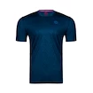 Heren T-shirt BIDI BADU  Falou Tech Tee Dark Blue, Petrol XL