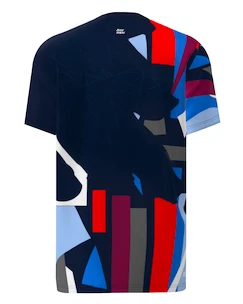 Heren T-shirt BIDI BADU  New York 2024 Tee Dark Blue/Red M