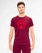 Heren T-shirt BIDI BADU  Protected Leafs Chill Tee Bordeaux M