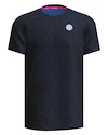 Heren T-shirt BIDI BADU  Spike Crew Two Colored Tee Dark Grey/Blue