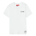 Heren T-shirt CCM 125 Anniversary SS Tee B White