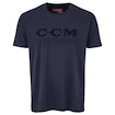 Heren T-shirt CCM Holiday SS Tee B Navy M