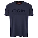 Heren T-shirt CCM Holiday SS Tee B Navy M