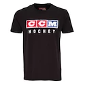 Heren T-shirt CCM Vintage Fall SS Tee Black