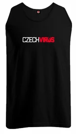 Heren T-shirt Czech Virus Pánské tílko černé