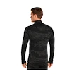 Heren T-shirt Icebreaker Merino 260 Vertex LS Half Z Snow Guide Black/Galaxy/J