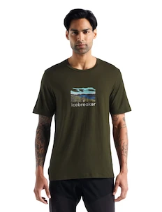 Heren T-shirt Icebreaker  Tech Lite II SS Tee Trailhead Loden