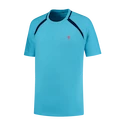 Heren T-shirt K-Swiss  Hypercourt Mesh Crew 2 Cyan Blue XL