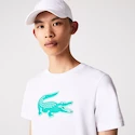 Heren T-shirt Lacoste  Core Performance Light White/Green L