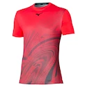 Heren T-shirt Mizuno  Charge Shadow Graphic Tee Radiant Red S