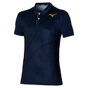 Heren T-shirt Mizuno  Charge Shadow Polo Pageant Blue S