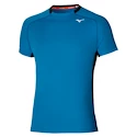 Heren T-shirt Mizuno  DryAeroFlow Tee Mykonos Blue XL