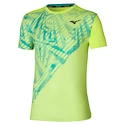 Heren T-shirt Mizuno  Mugen Shadow Graphic Tee Neo Lime