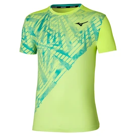 Heren T-shirt Mizuno Mugen Shadow Graphic Tee Neo Lime