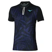 Heren T-shirt Mizuno  Mugen Shadow Polo Black