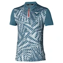 Heren T-shirt Mizuno  Mugen Shadow Polo Blue Mirage