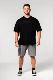 Heren T-shirt Nebbia Oversized Heavyweight Cotton T-shirt NO SHORTCUTS Black