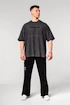 Heren T-shirt Nebbia  Washed-off Oversized Heavyweight Cotton T-shirt NO SHORTCUTS Black