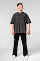 Heren T-shirt Nebbia  Washed-off Oversized Heavyweight Cotton T-shirt NO SHORTCUTS Black