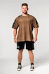 Heren T-shirt Nebbia  Washed-off Oversized T-shirt LIFTING CLUB Light Brown