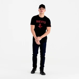 Heren T-shirt New Era  NBA Houston Rockets Black