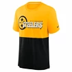 Heren T-shirt Nike  Colorblock NFL Pittsburgh Steelers