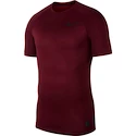 Heren T-shirt Nike  Pro BRT Top SS Wine S