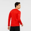 Heren T-shirt Salomon  Agile LS Tee red