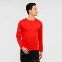 Heren T-shirt Salomon  Agile LS Tee red