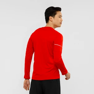 Heren T-shirt Salomon  Agile LS Tee red S