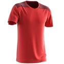 Heren T-shirt Salomon  Essential Colorblock Fiery Red