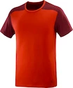 Heren T-shirt Salomon  Essential Colorblock Fiery Red M