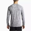 Heren T-shirt Saucony  Negative-Splt Jacquard LS grey