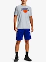 Heren T-shirt Under Armour  BBALL BRANDED WRDMRK SS-GRY