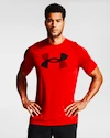 Heren T-shirt Under Armour  Big Logo Tech SS Red